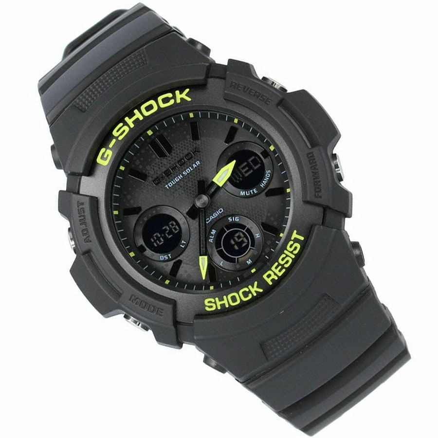 Часы Casio G-Shock AWR-M100SDC-1ADR — мужские, пластик