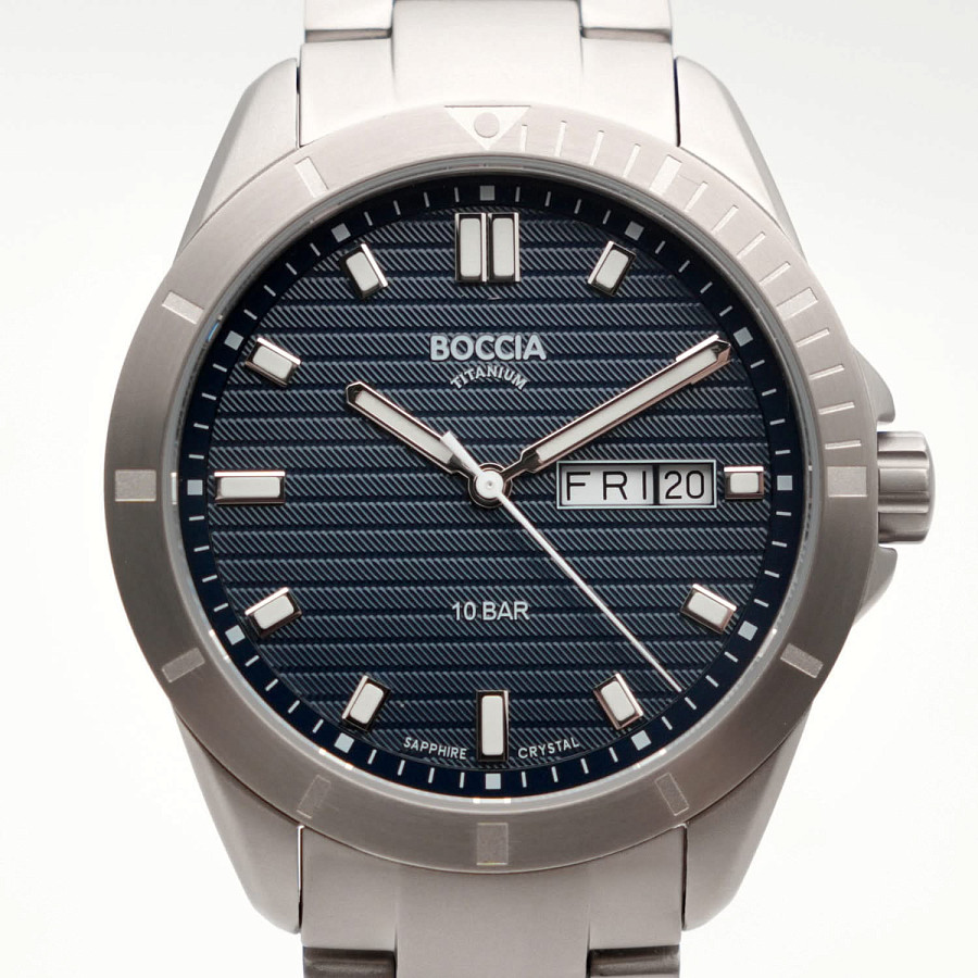 Часы Boccia Titanium 3685-02 — титан, Германия