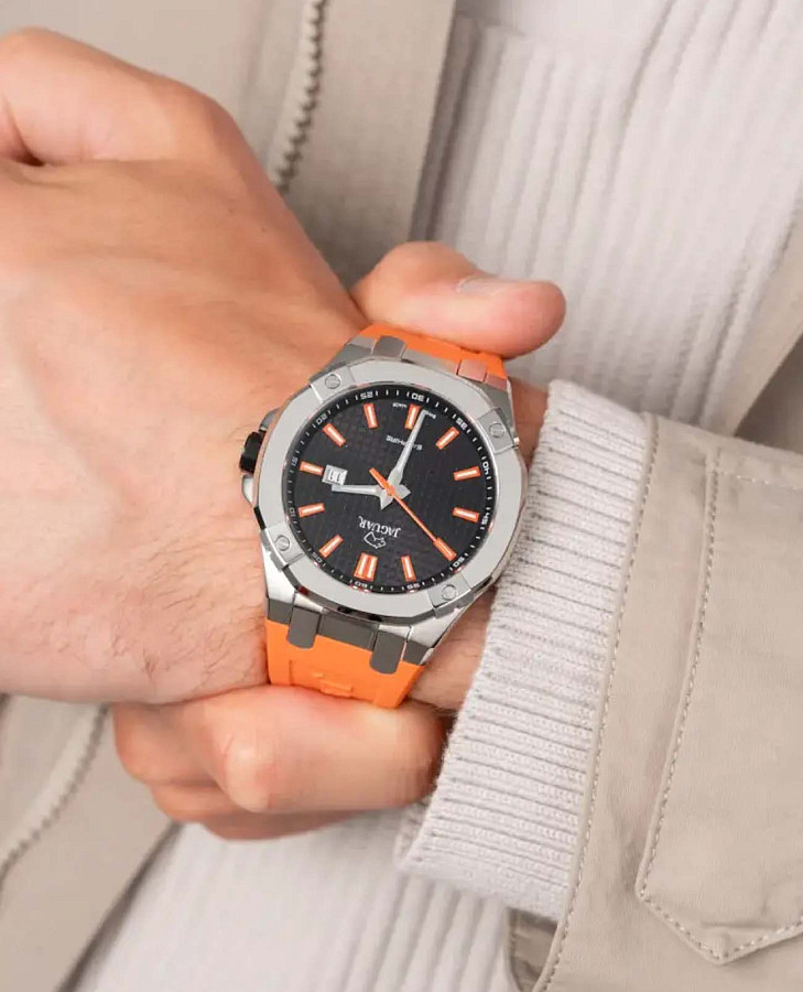 Часы Jaguar Diplomatic Quartz J1010/1 — кварцевые, металл сталь