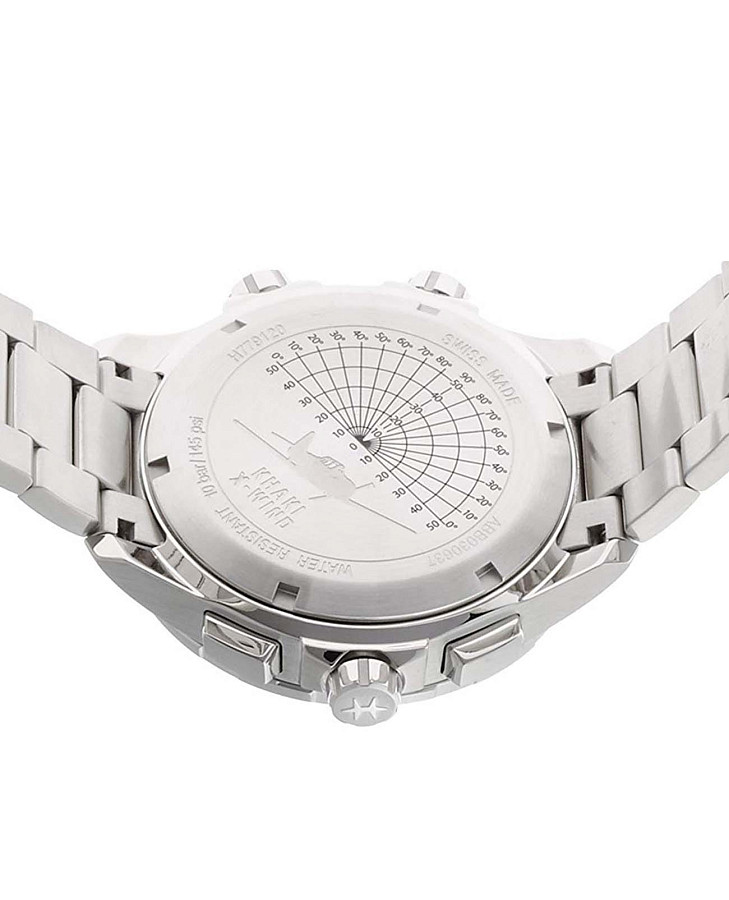 Часы Hamilton Khaki Aviation X-Wind GMT Chrono Quartz H77912135 — сталь металл, Швейцария