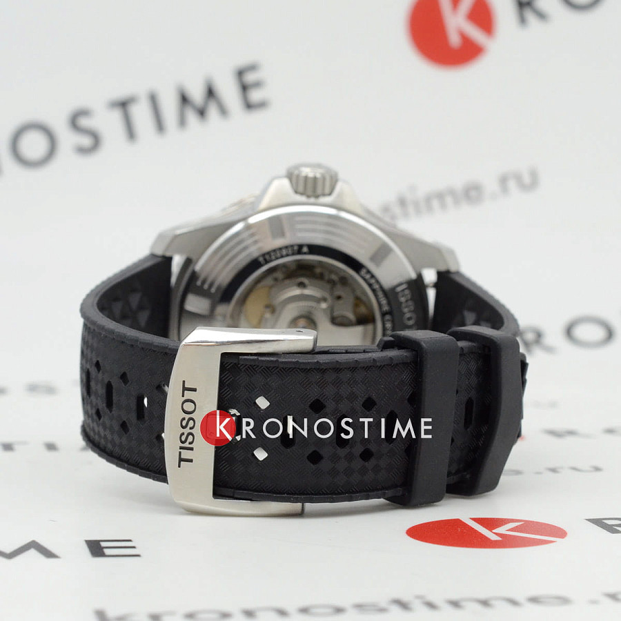 Часы Tissot Seastar 2000 44 mm T120.907.17.281.00 — каучук, мужские