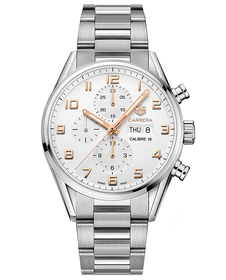 Часы TAG Heuer Carrera CV2A1AC.BA0738 — мужские, белый
