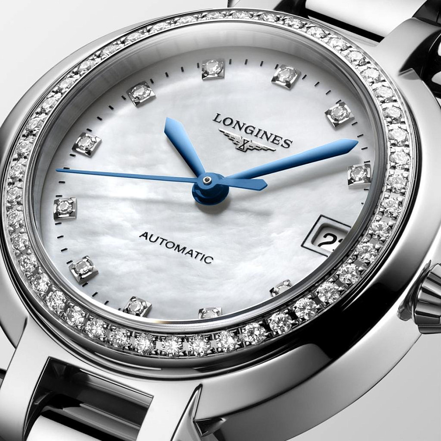 Часы Longines PrimaLuna L8.111.0.87.6 — механические, металл сталь