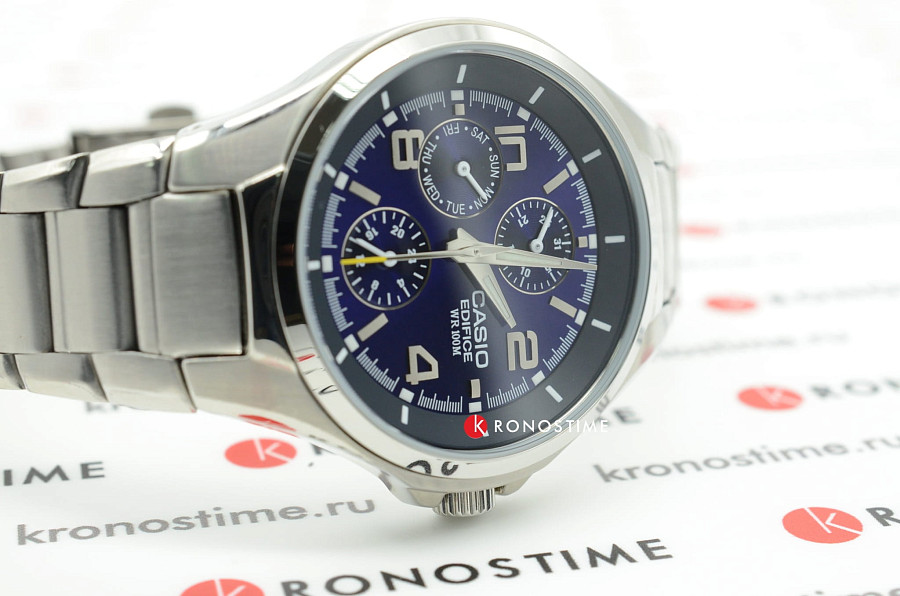 Часы Casio Edifice EF-316D-2A — кварцевые, металл сталь