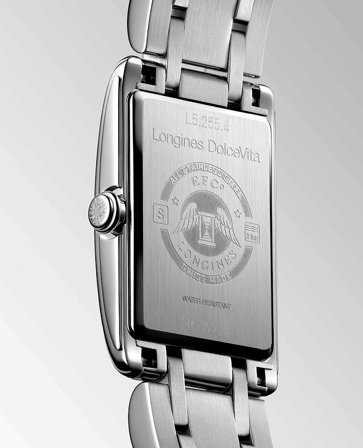 Часы Longines DolceVita L5.255.4.87.6 — кварцевые, сталь металл золото