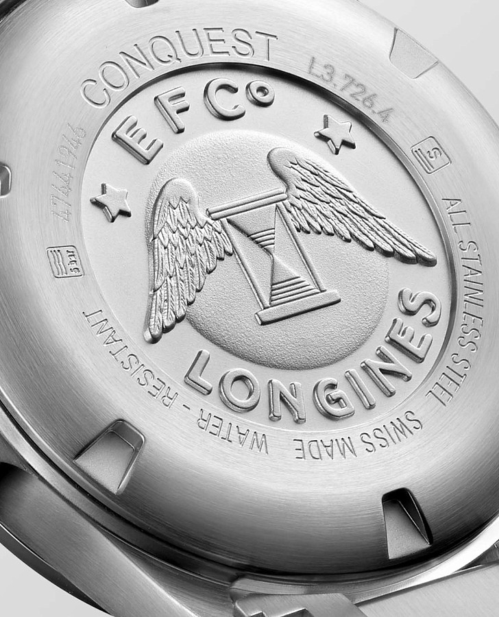 Часы Longines Conquest V.H.P. L3.726.4.76.6 — металл сталь, Швейцария
