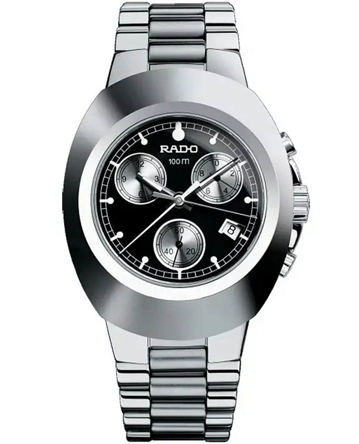 Часы Rado DiaStar Chronograph R12638163 — мужские, черный