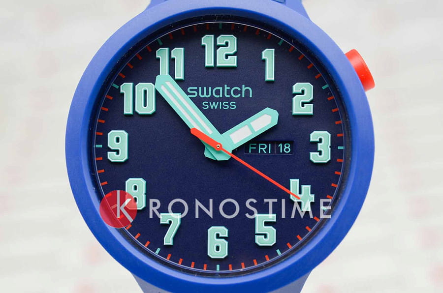 Часы Swatch Big Bold SB01N700 — пластик, Швейцария