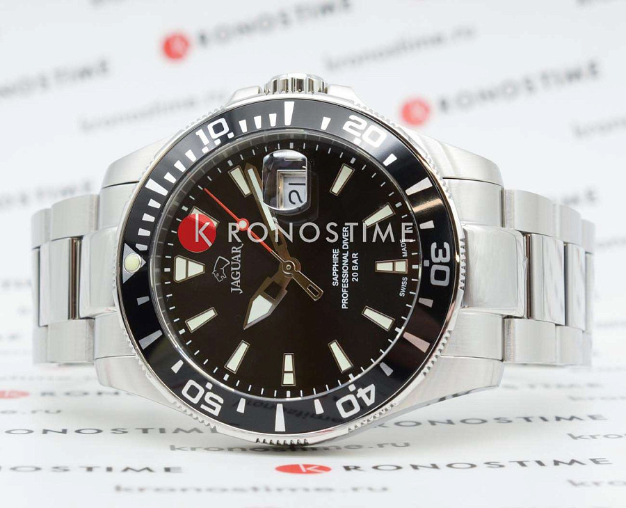 Часы Jaguar Executive Diver J860/D — кварцевые, сталь металл