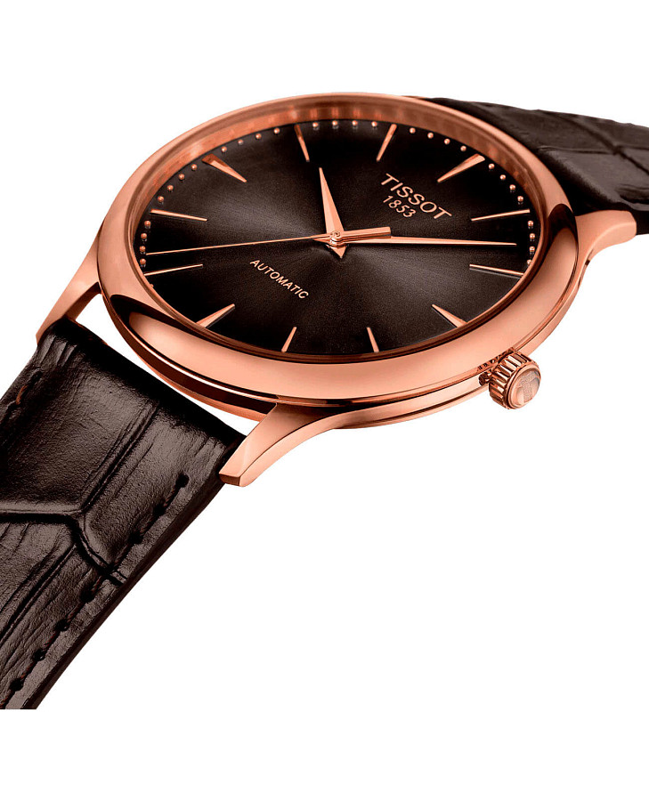 Часы Tissot Excellence Automatic 18K Gold T926.407.76.291.00 — золото металл, Швейцария