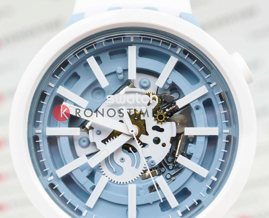 Часы Swatch Big Bold Bioceramic Lacquered SB03N103 — биокерамика, Швейцария