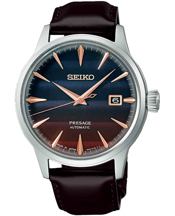 Часы Seiko Presage Cocktail Time SRPK75J1 — мужские, антрацитовый