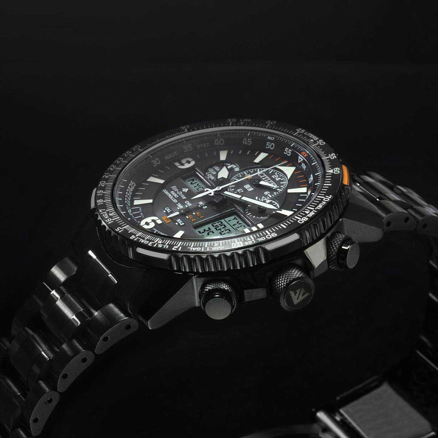 Часы Citizen Promaster JY8085-81E — мужские, нержавеющая сталь с ip-покрытием