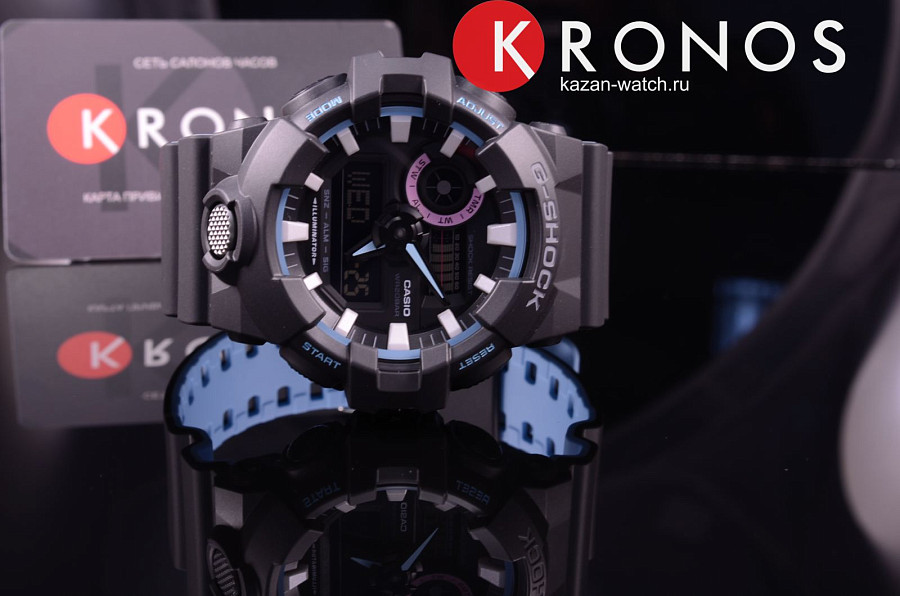 Часы Casio G-Shock GA-700PC-1A — Япония, электронные