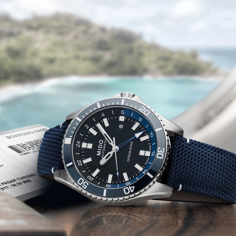 Часы Mido Ocean Star GMT M026.629.17.051.00 — Швейцария, механические