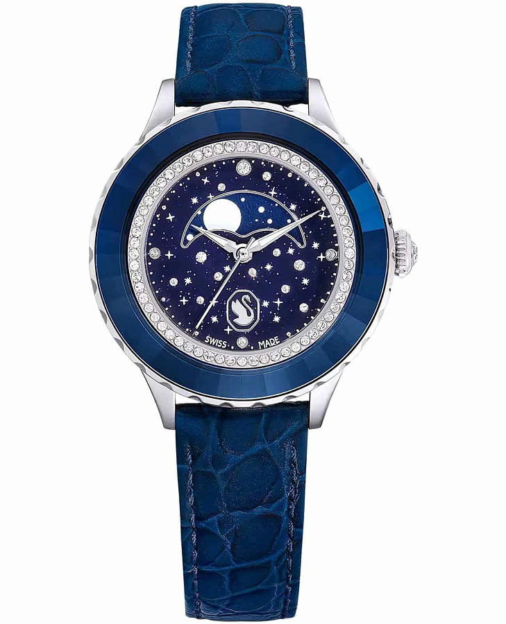 Часы Swarovski Octea Moon 5677494 — женские, синий