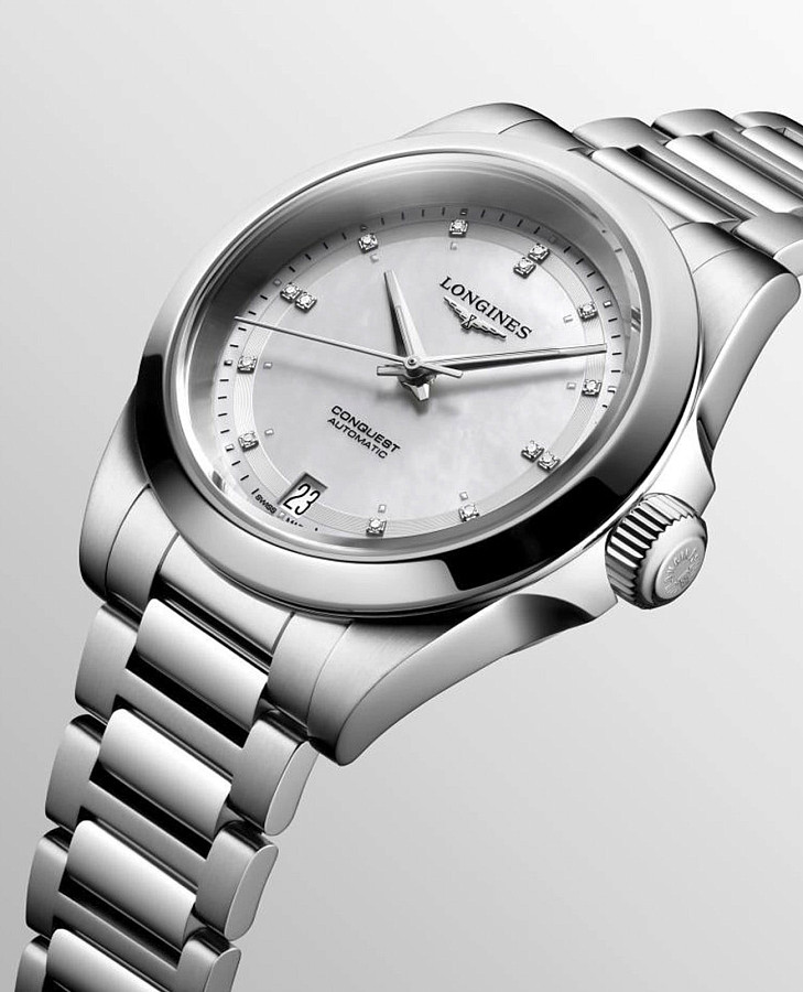 Часы Longines Conquest L3.430.4.87.6 — механические, Швейцария, женские
