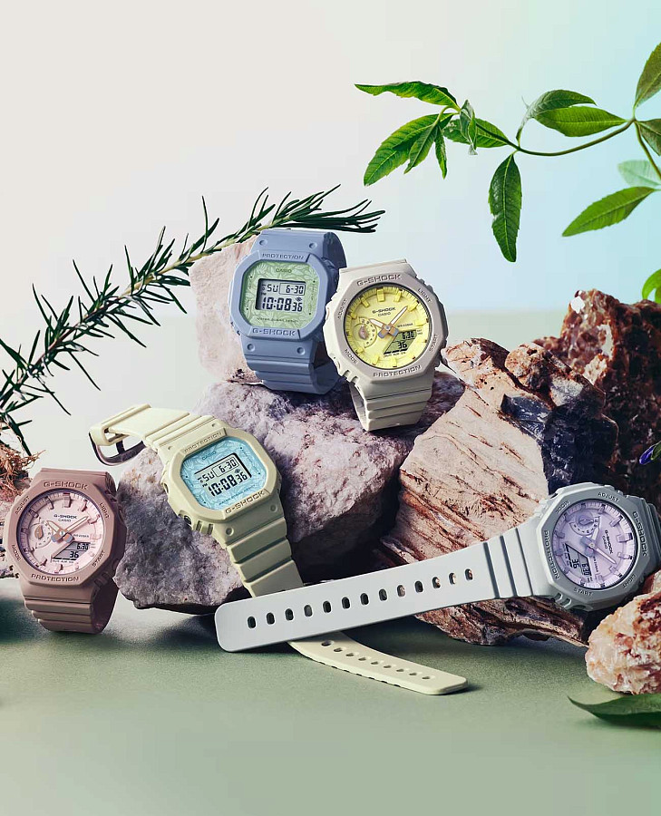 Часы Casio G-Shock GMA-S2100NC-4ADR (GMA-S2100NC-4A) — пластик, женские