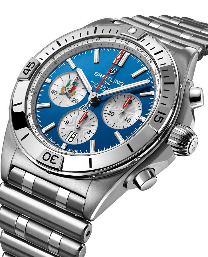 Часы Breitling Chronomat B01 42 Six Nations Italy AB0134A41C1A1 — сталь металл, Швейцария