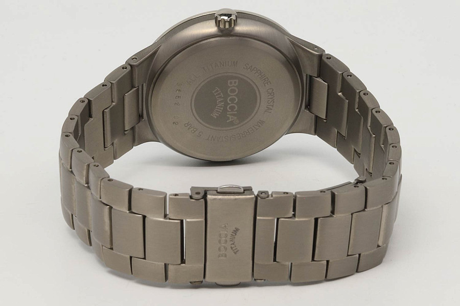 Часы Boccia Titanium 3652-02 — мужские, серебристый