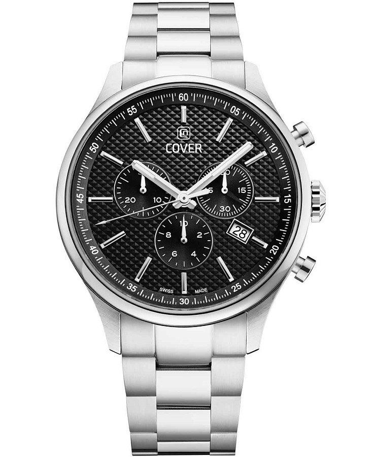 Часы Cover Chapman Chrono II CO220.01 — мужские, черный