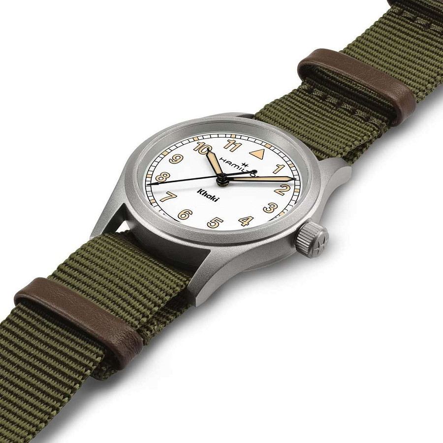 Часы Hamilton Khaki Field Quartz 33mm H69301910 — сталь, Швейцария