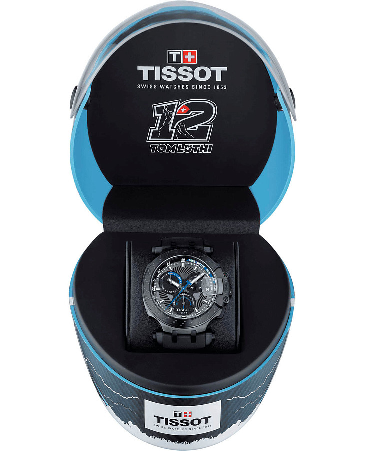 Часы Tissot T-Race Thomas Luthi T115.417.37.061.02 — черный, металл сталь