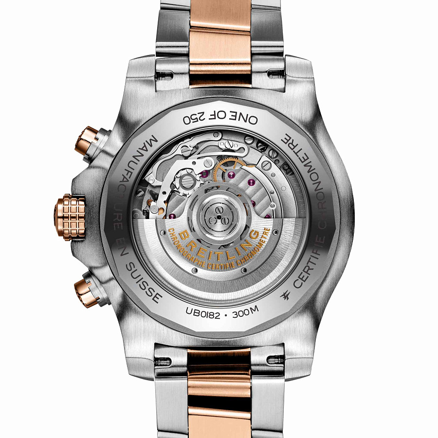 Часы Breitling Avenger B01 Chronograph 45 UB01821A1B1U1 — нержавеющая сталь + золото 18к, мужские