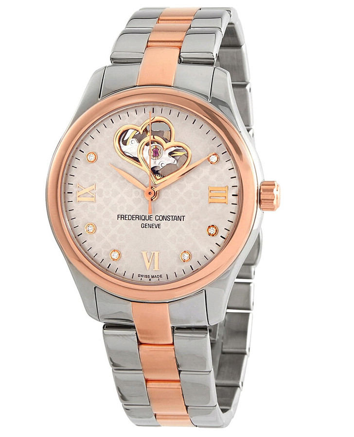 Часы Frederique Constant Ladies Automatic Double Heart Beat FC-310LGDHB3B2B — женские