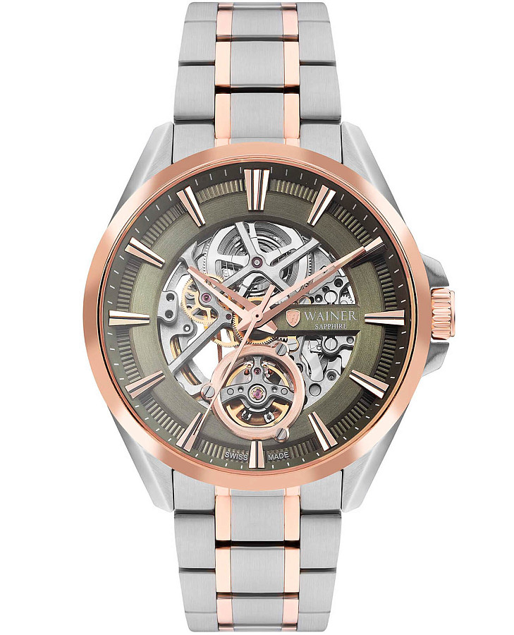 Часы Wainer Masters Edition WA.25511-C — мужские, зеленый