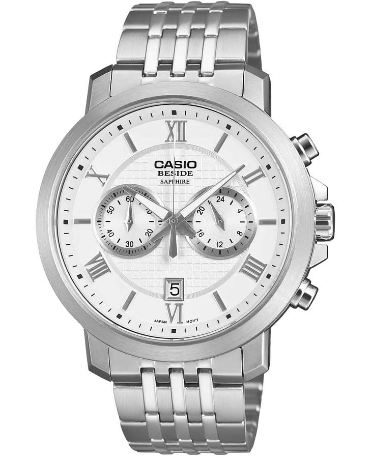 Часы Casio Collection Beside BMS-500D-7A — мужские, белый