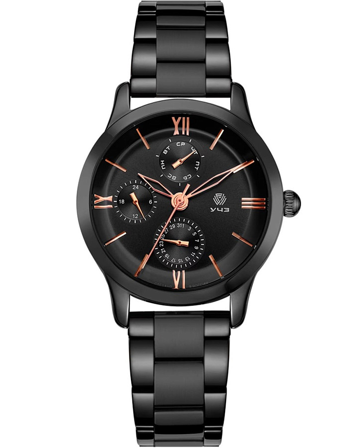 Часы УЧЗ Spectr 3038B-4 — женские, черный