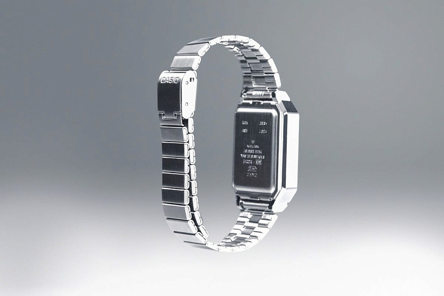 Часы Casio Vintage A100WE-1AEF — мужские, нержавеющая сталь