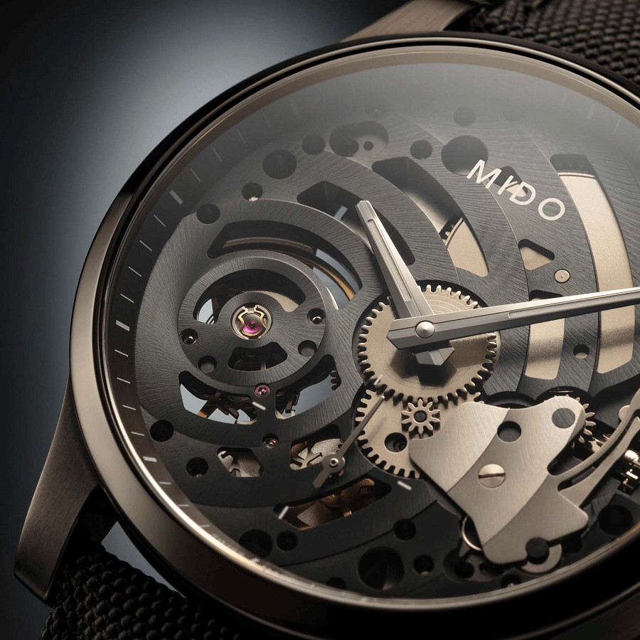 Часы Mido Multifort Mechanical Skeleton M032.605.47.410.00 — Швейцария, механические