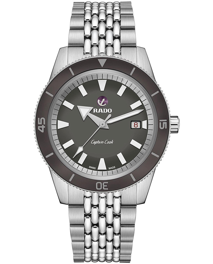 Часы Rado Captain Cook Automatic R32505018 — мужские, серый