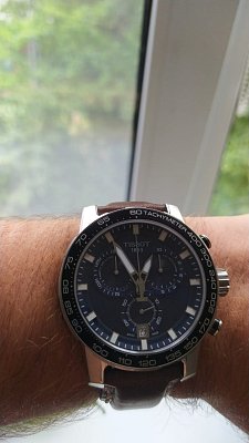 Фото покупателя: Швейцарские наручные часы Tissot SuperSport Chrono T125.617.16.041.00 с хронографом