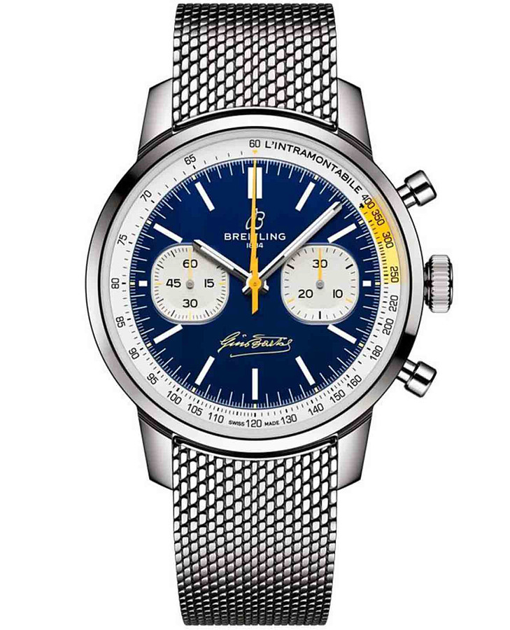 Часы Breitling Top Time B01 Gino Bartali AB01767A1C1A1 — мужские, синий