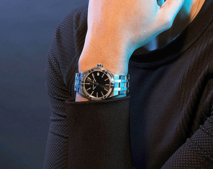 Часы Maurice Lacroix Aikon Quartz AI1106-SS002-350-1 — металл сталь, Швейцария