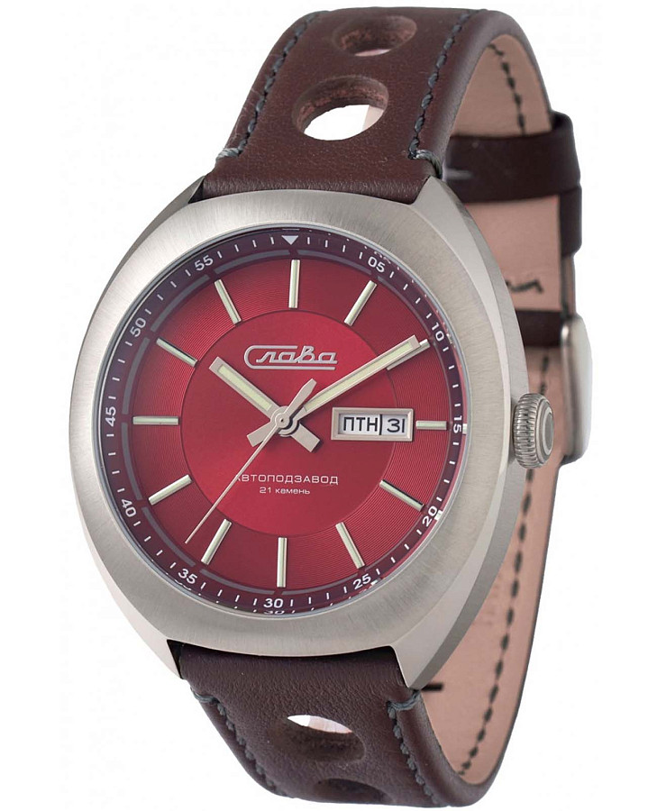 Часы Слава Мир 3010702/300-8205 — механические, сталь