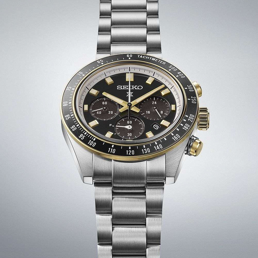 Часы Seiko Prospex Speedtimer SSC941P1 — кварцевые, металл сталь