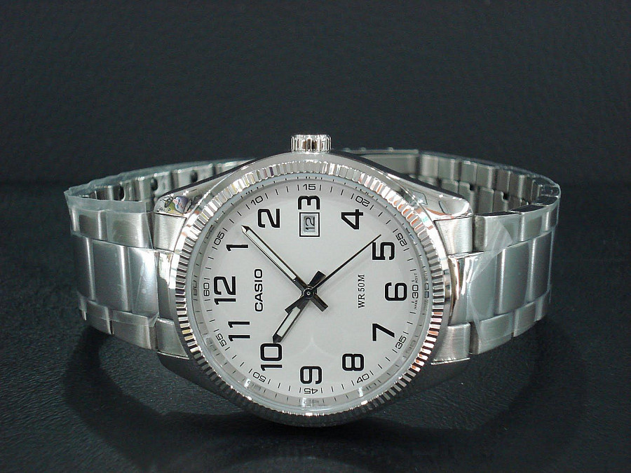 Часы Casio Collection MTP-1302D-7BVDF (MTP-1302D-7B) — кварцевые, сталь металл