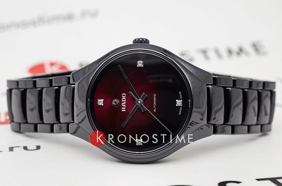 Часы Rado True Automatic Diamonds R27242742 — механические, керамика