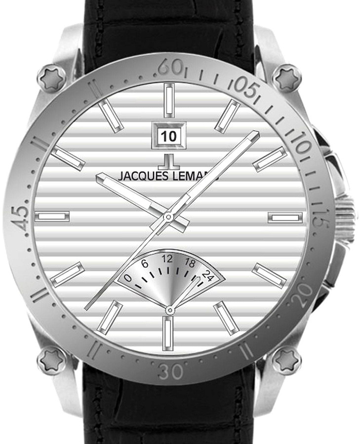 Часы Jacques Lemans Derby 1-2202F — кварцевые, сталь металл