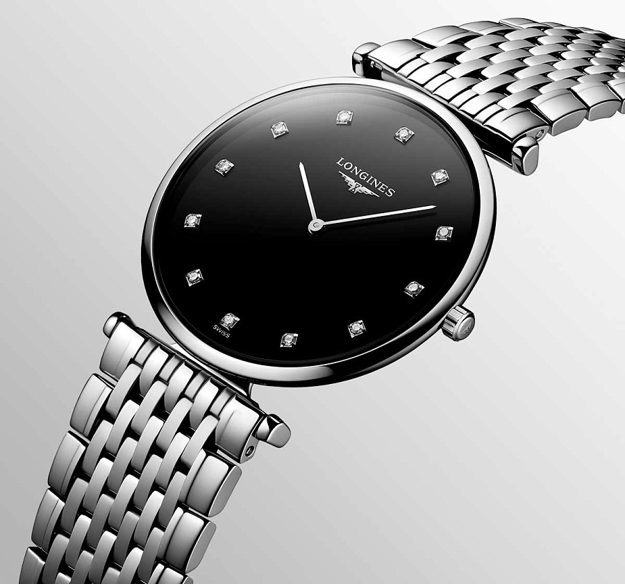 Часы Longines La Grande Classique L4.512.4.58.6 — черный, металл сталь