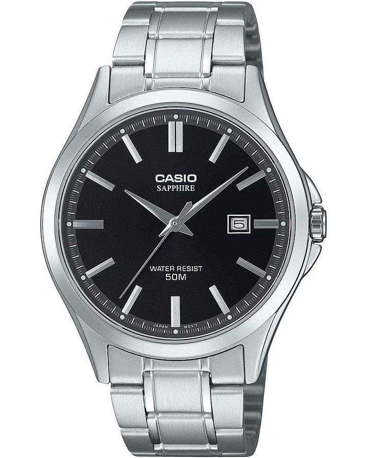 Часы Casio Collection Standard MTS-115D-1A — мужские, черный