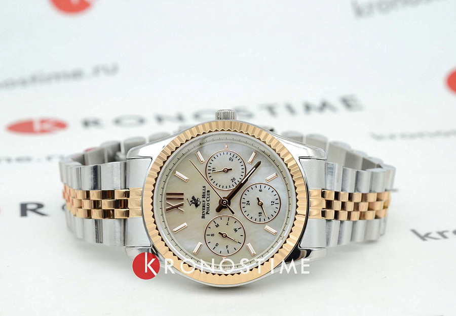 Часы Beverly Hills Polo Club BP3169C.561 — кварцевые, металл суперметалл