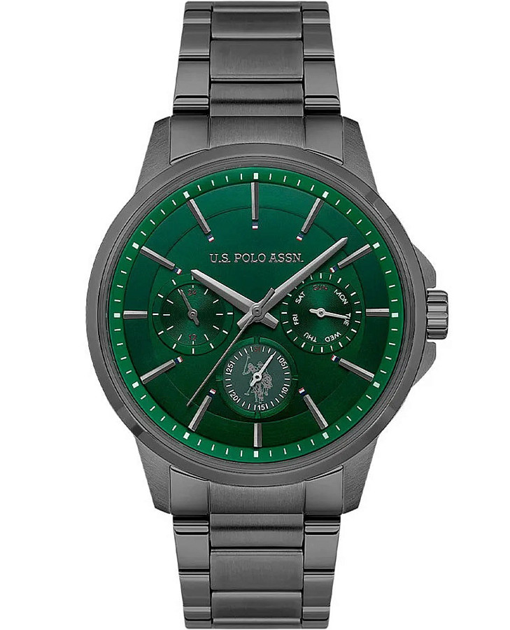 Часы U.S. Polo Assn. Crossing USPA1000B-06 — мужские, зеленый