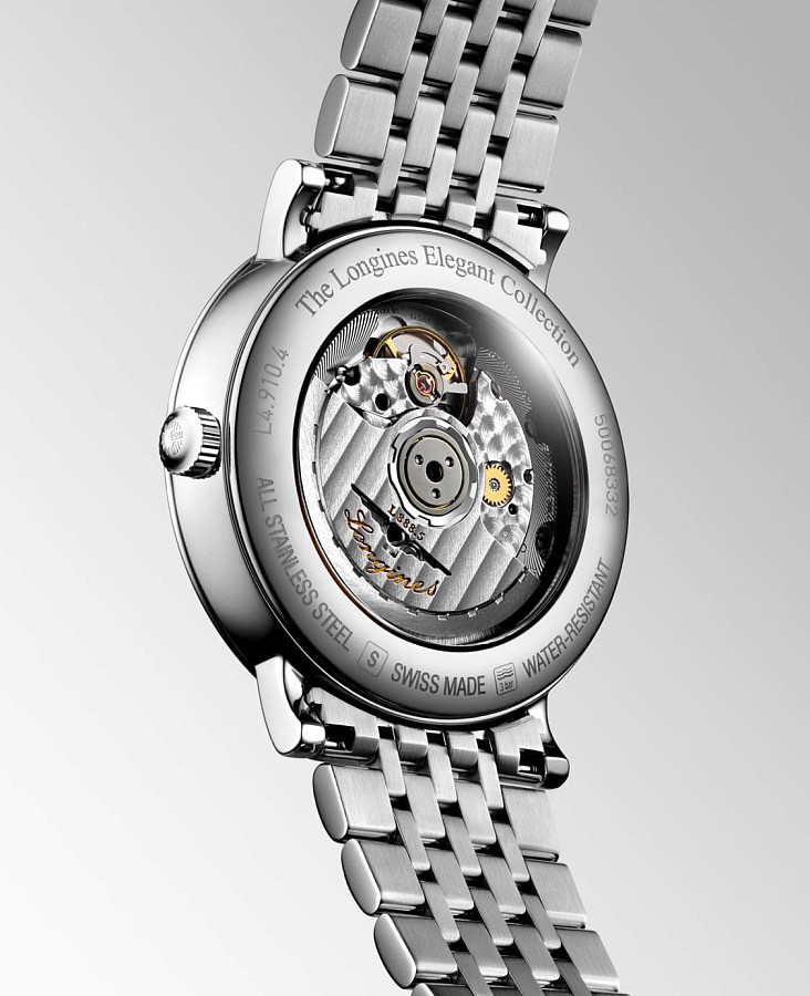 Часы Longines Elegance Elegant Collection 39 mm L4.910.4.90.6 — механические, сталь металл