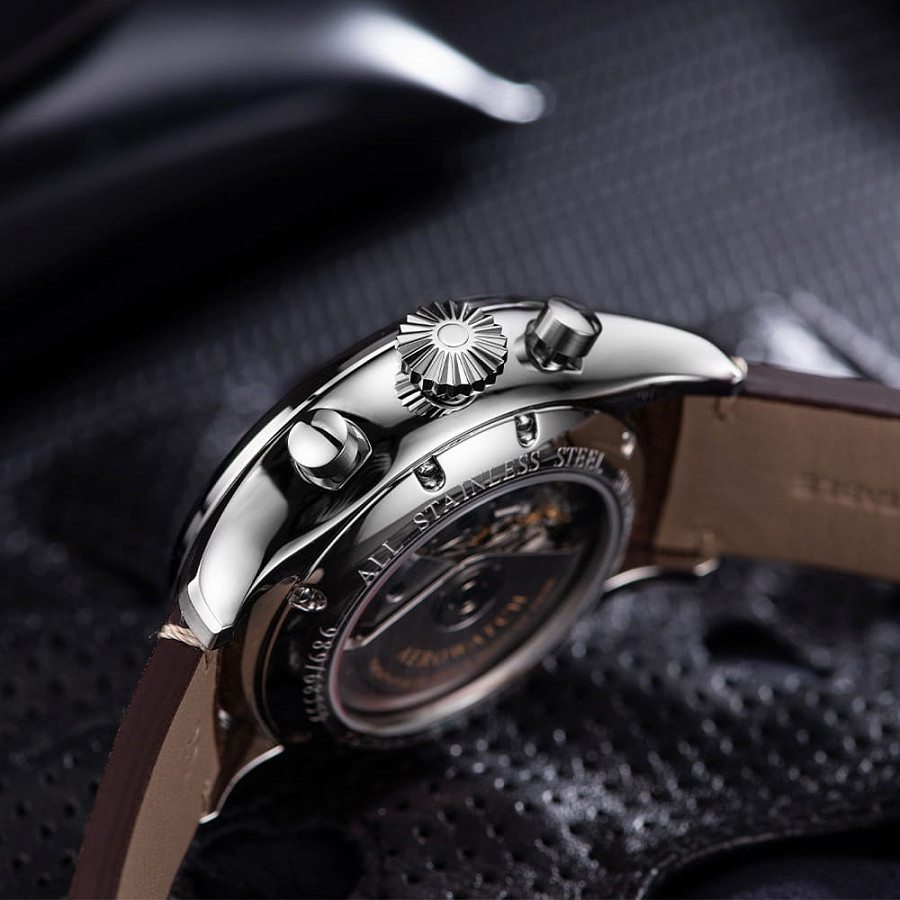 Часы Aerowatch Les Grandes Classiques Pilot 61989 AA05 — металл сталь, Швейцария