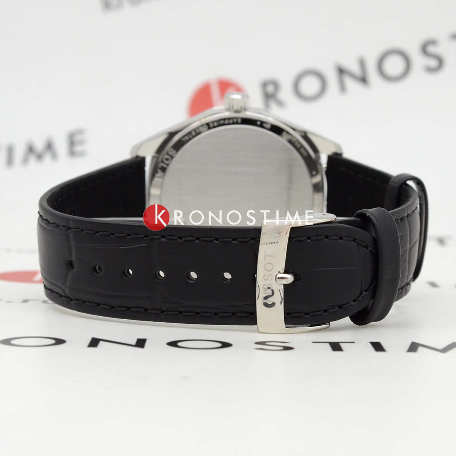 Часы Tissot PRC 100 Solar Quartz 39mm T151.422.16.051.00 — кожаный, мужские